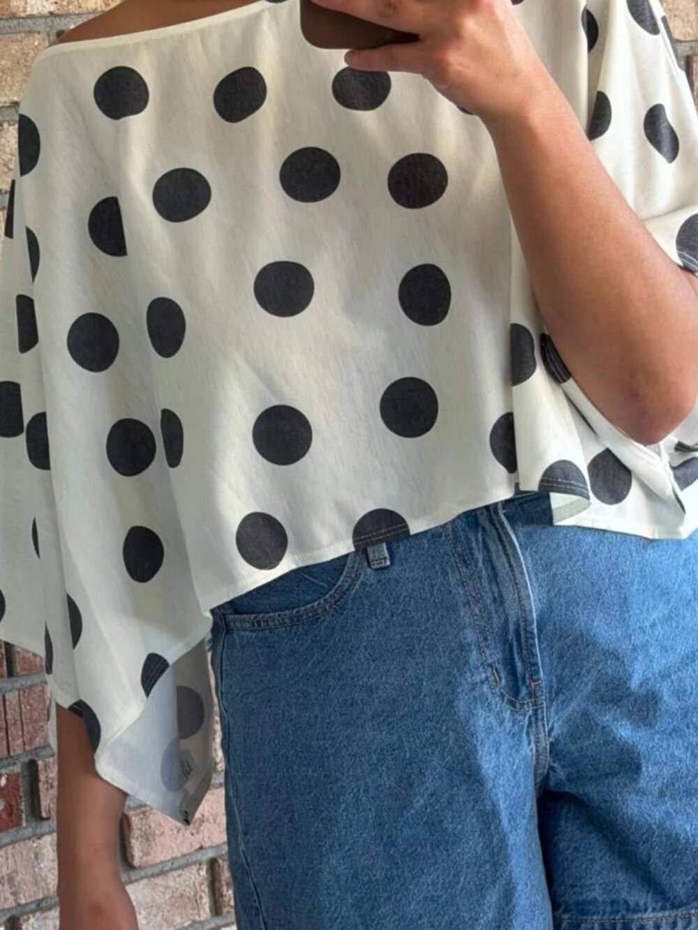 Polka Dot Poncho